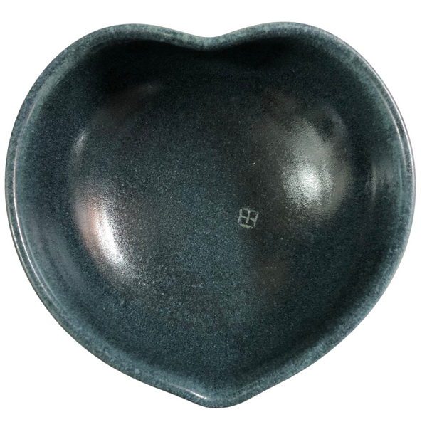 LARGE HEART BOWL DENIM BLUE