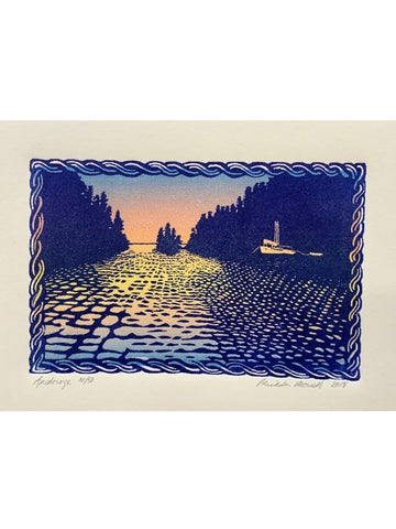 ANCHORAGE RELIEF PRINT