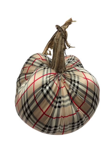 PLAID JUMBO PUMPKIN