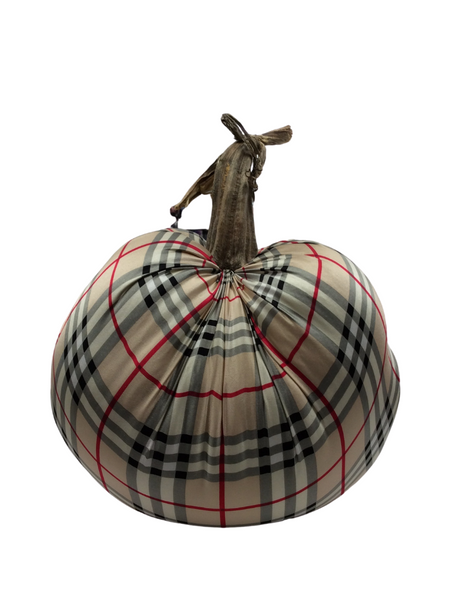 PLAID JUMBO PUMPKIN