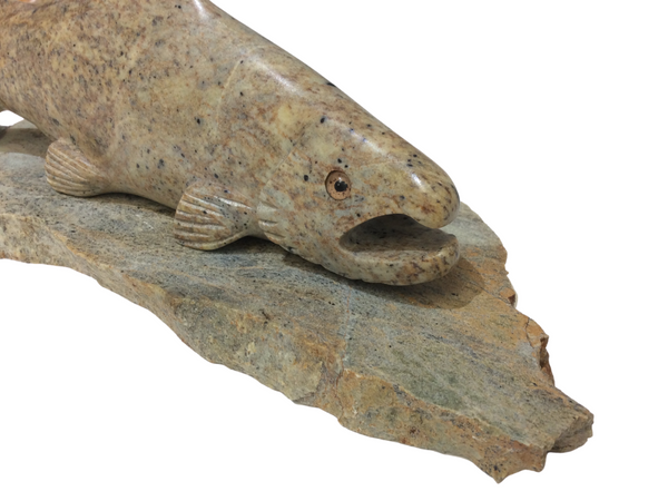 FISH SWIMMING WITH BASE 10"