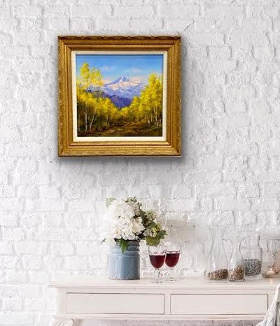 FALL ROAD NEAR DENALI ORIGINAL OIL