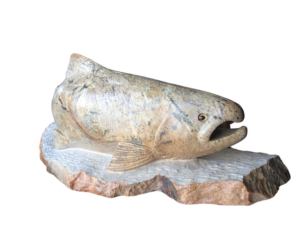 FISH SWIMMING ON BASE 24"