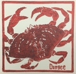 DUNGEE WOOD BLOCK PRINT RED