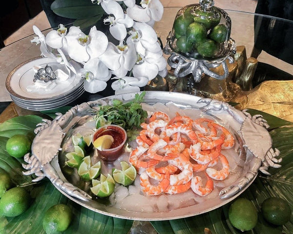 CRAB OVAL PLATTER