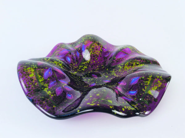 PURPLE 9" FLOWER BOWL