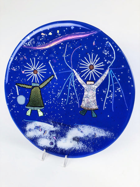 2 DANCERS 10" PLATE