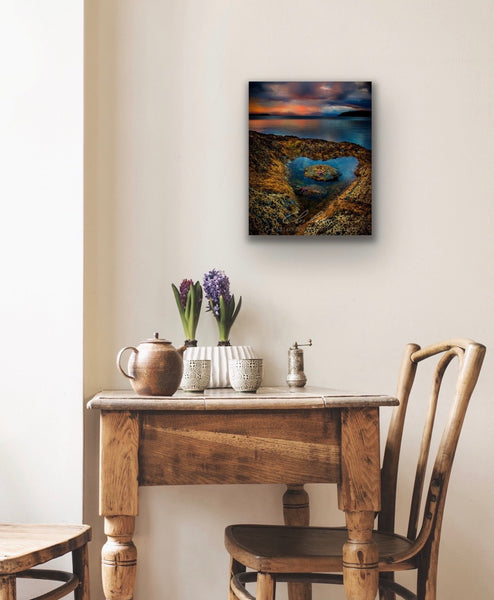 SETTLERS COVE HEART 12x18 PHOTO ON METAL