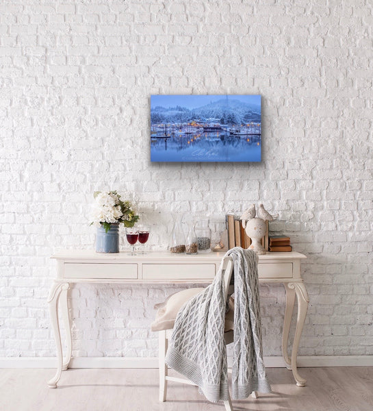 SNOWY THOMAS BASIN 18x12 PHOTO ON METAL