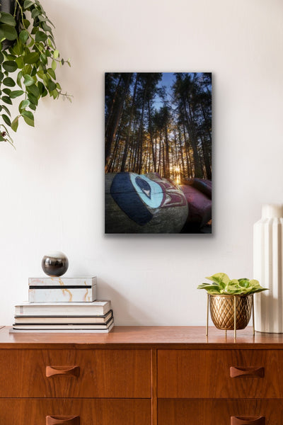 LEGENDS OF THE FOREST 12x18 PORTRAIT ON METAL