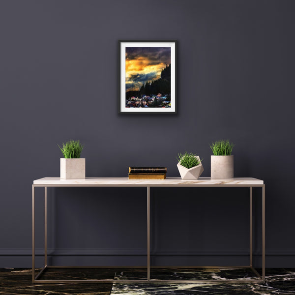 STORM CLOUDS OVER KETCHIKAN 12X18