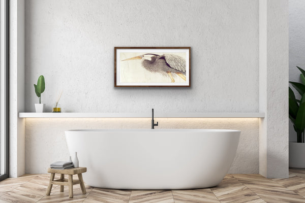 MARSH PATROL ETCHING