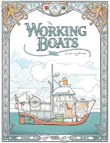 WORKING BOATS COLORING BOOK