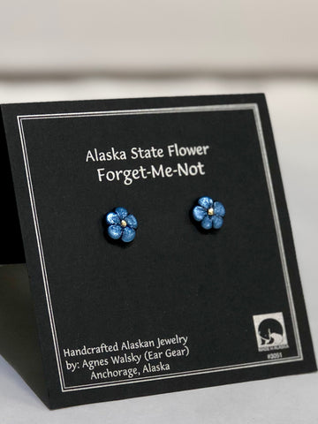 FORGET ME NOT SMALL POST EARRINGS