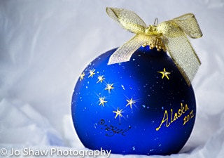 ALASKA FLAG ORNAMENT