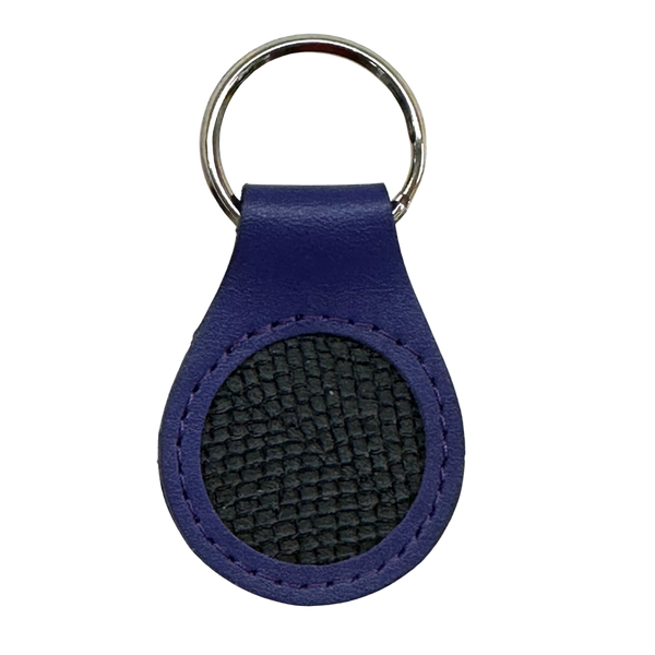 SALMON LEATHER KEY FOBS ASST. COLORS