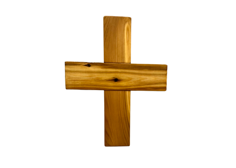YELLOW CEDAR CROSS LARGE