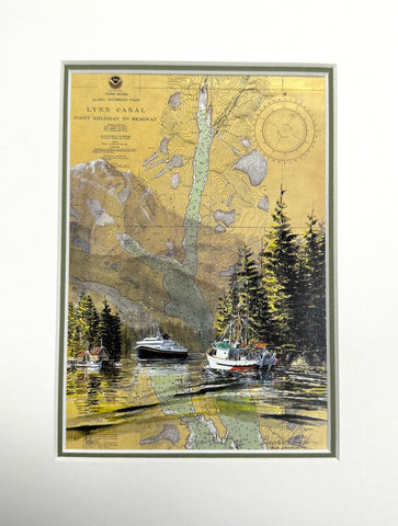 LYNN CANAL MATTED ART CARD