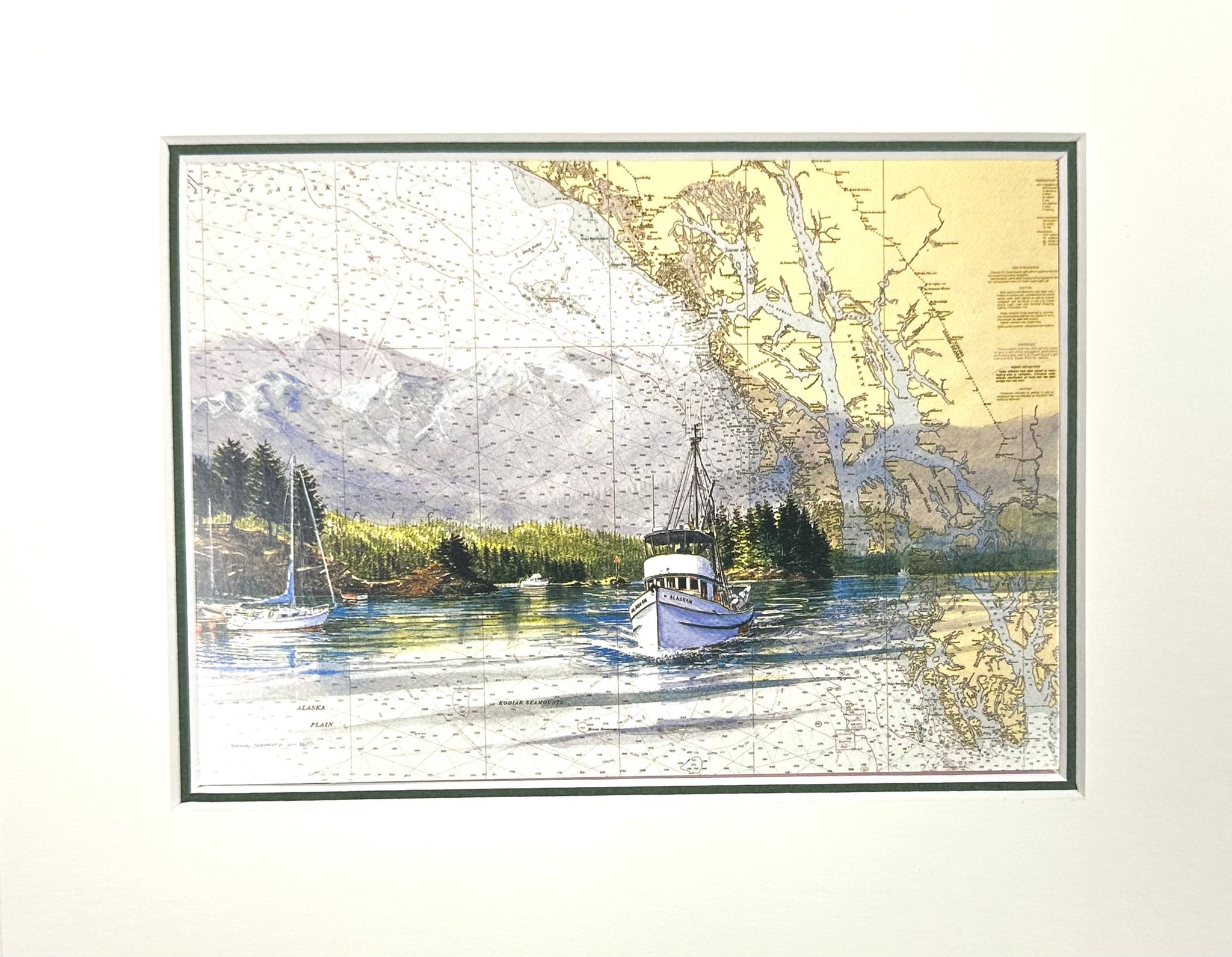 THE ALASKAN MATTED ART CARD