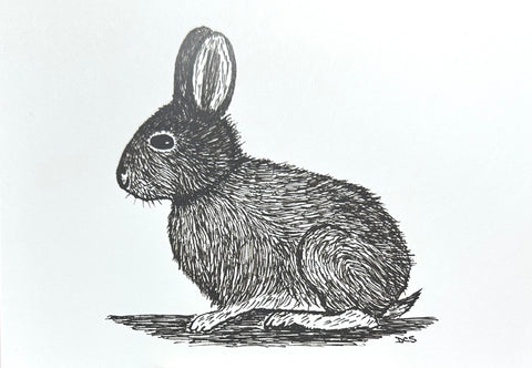RABBIT ART CARD
