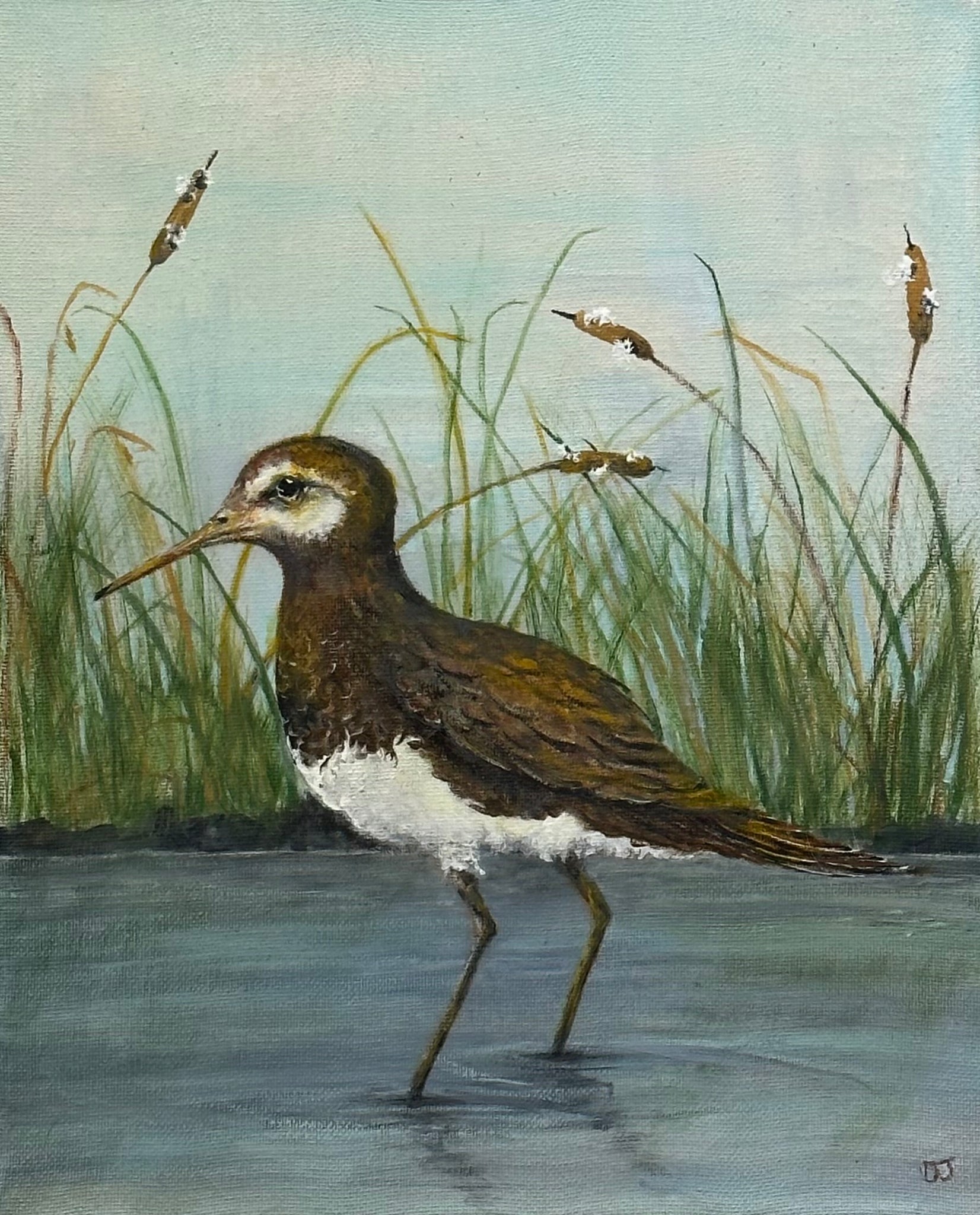 IN THE MARSH ORIGINAL ACRYLIC