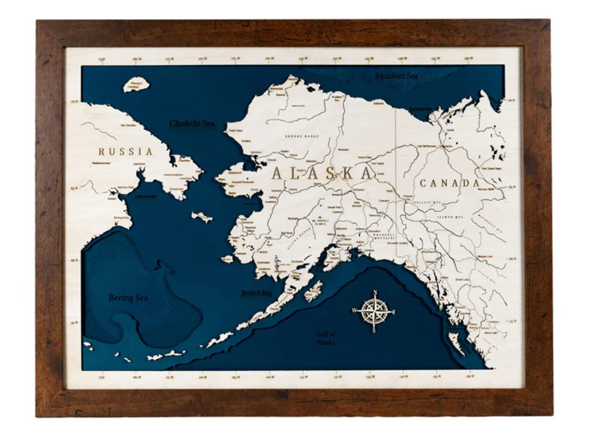 ALASKA MAP 11" X 14"