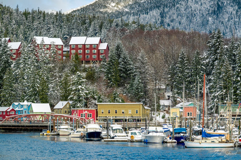 HALLMARK KETCHIKAN 12X18 ON METAL