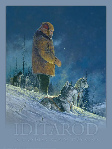A LONG WAY TO GO 2024 IDITAROD POSTER