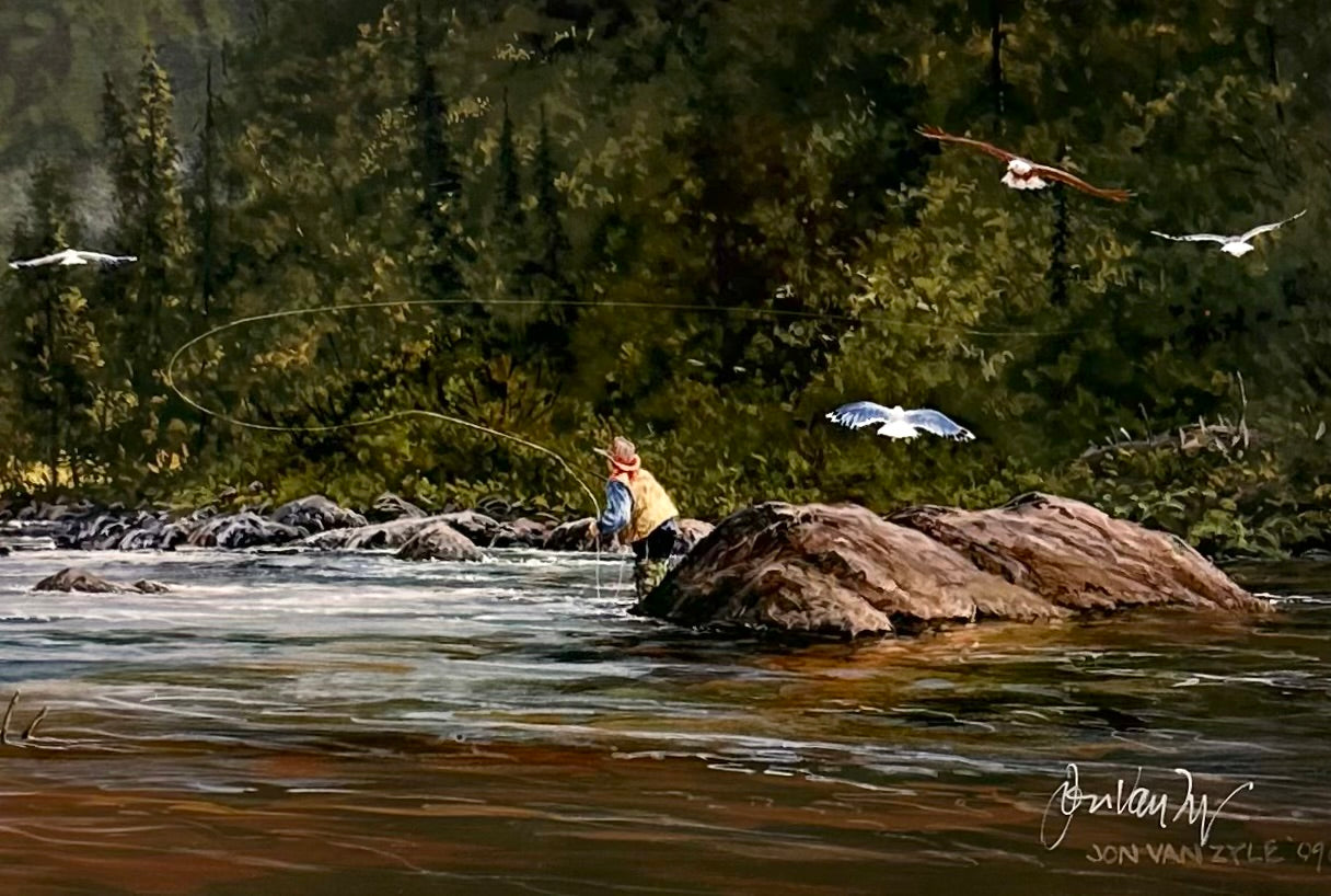 FLY ZONE ON METAL 8X12