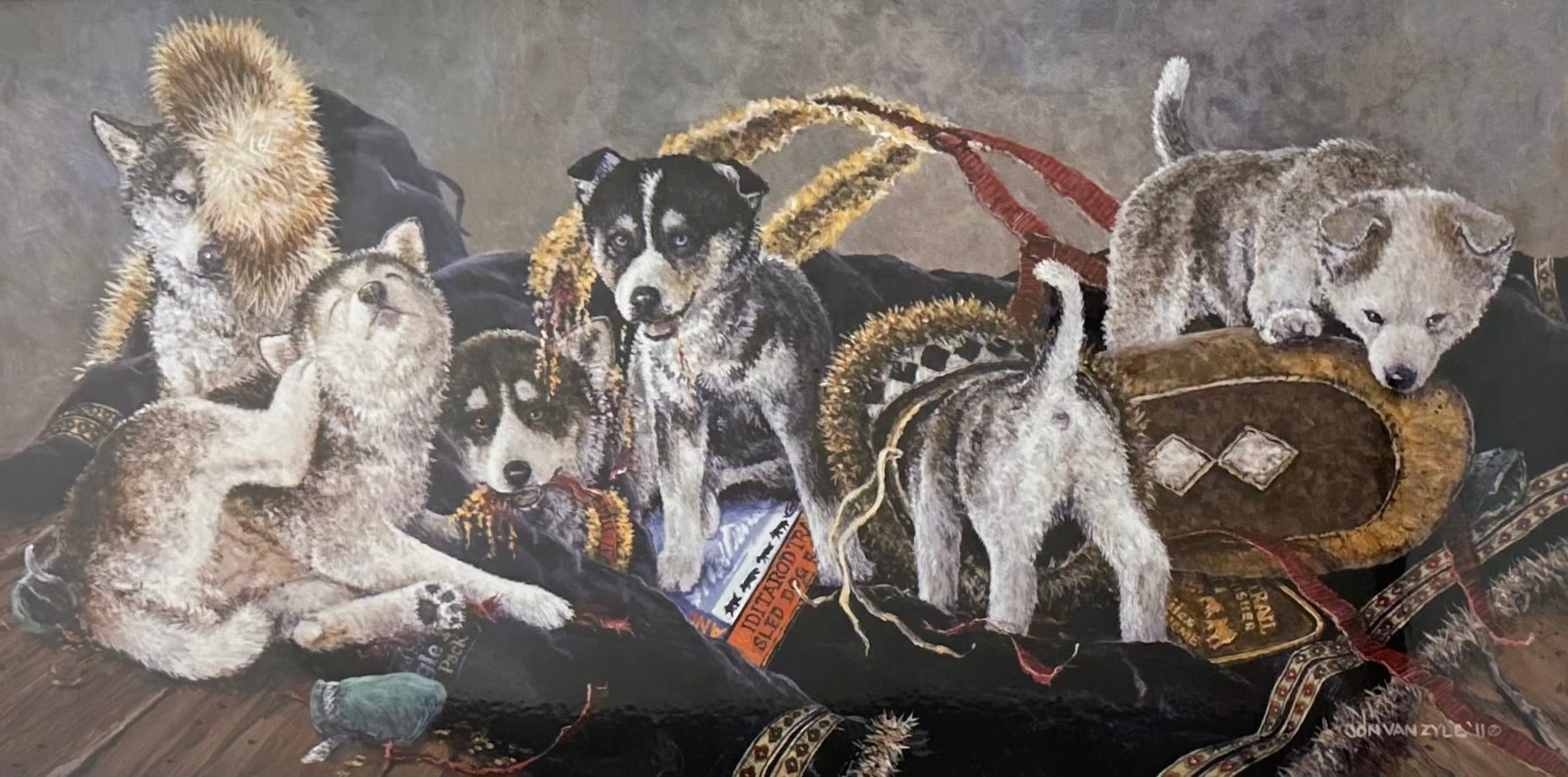 TASTE OF THE TRAIL - 2011 IDITAROD COMMEMORATIVE PRINT