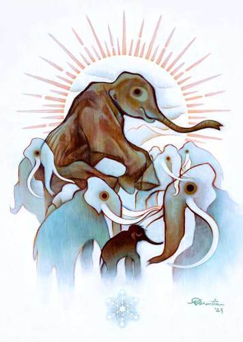 SOLSTICE BABY WOOLLY MAMMOTH OF THE YUKON LIMITED EDITION