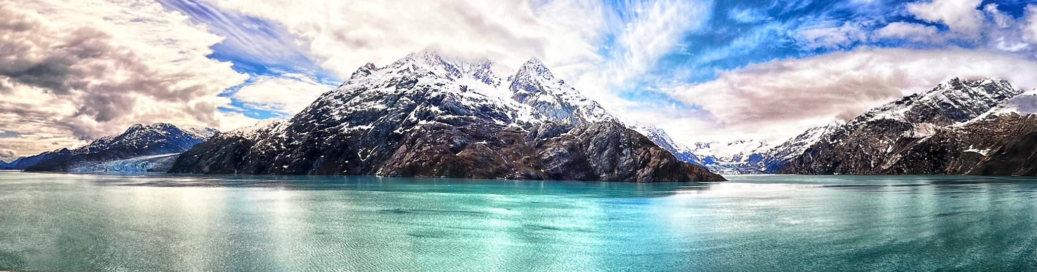 GLACIER BAY 24X6 PHOTO ON METAL