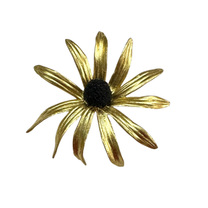 BLACK EYED SUSAN STATEMENT BROOCH