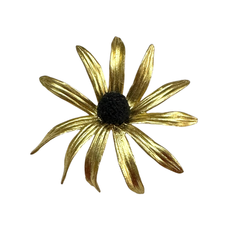 BLACK EYED SUSAN STATEMENT BROOCH