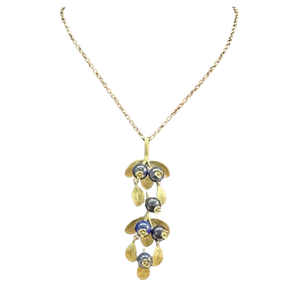 BLUEBERRY PENDANT ON 18" CHAIN