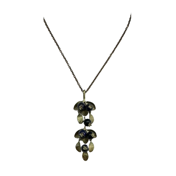 BLUEBERRY PENDANT ON 18" CHAIN