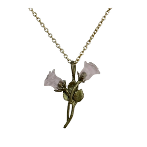 BLUSHING ROSE DAINTY PENDANT