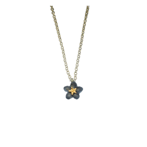 FORGET ME NOT ONE FLOWER PENDANT