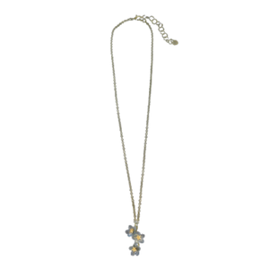 FORGET ME NOT TRIPLE FLOWER PENDANT