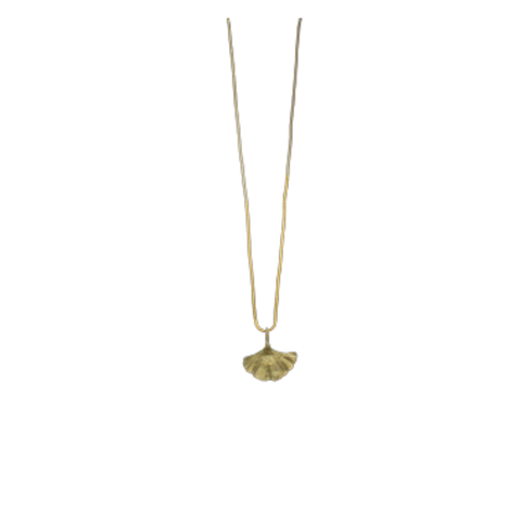 GINKGO SINGLE LEAF PENDANT