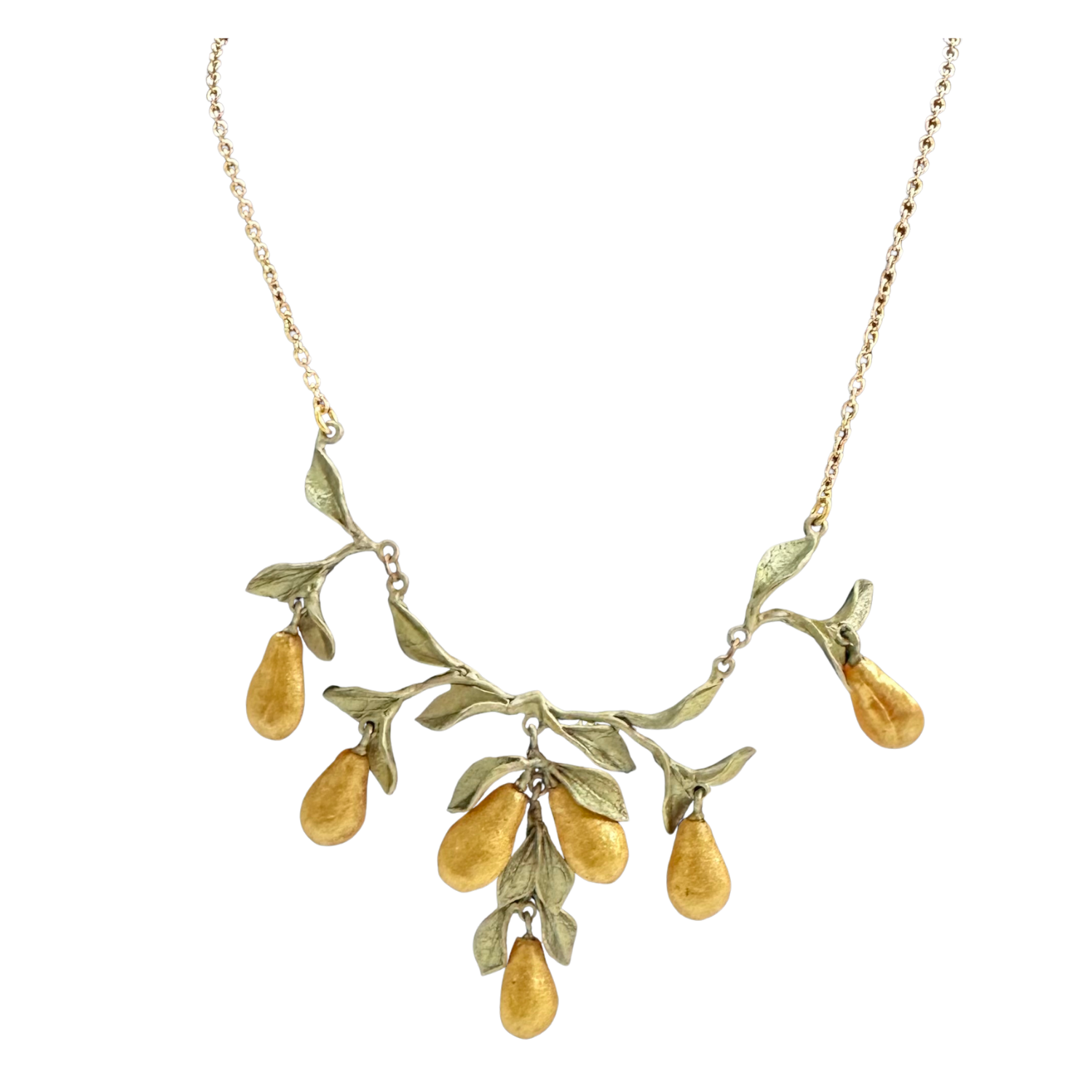 GOLDEN PEAR NECKLACE