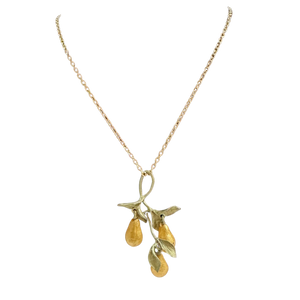 THREE GOLDEN PEARS PENDANT