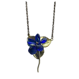 WILD VIOLET SINGLE FLOWER PENDANT