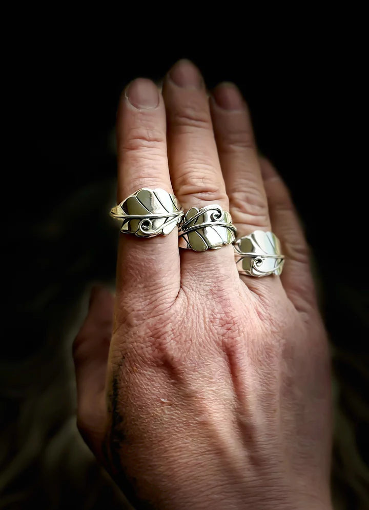 FAE LEAF RING SIZE 8