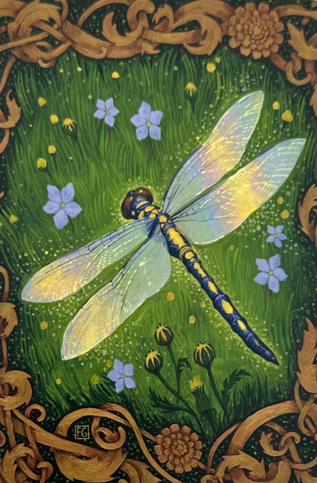 DRAGONFLY 3.5X5.25 BLOCK