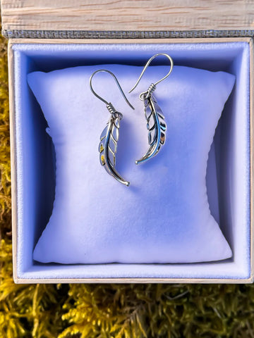 WHIMSY BERRY LEAF EARRINGS