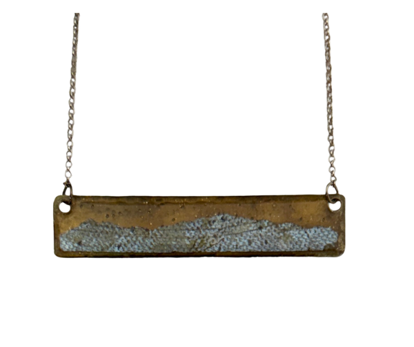 MOUNTAIN SKIES BAR NECKLACE