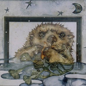 SEA PUPPY MATTED PRINT