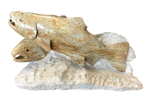 MULTI FISH WITH BASE 22" 2 FISH