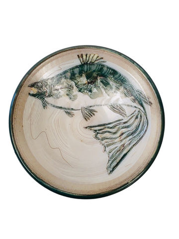 LARGE BOWL W/ FISH, JADE